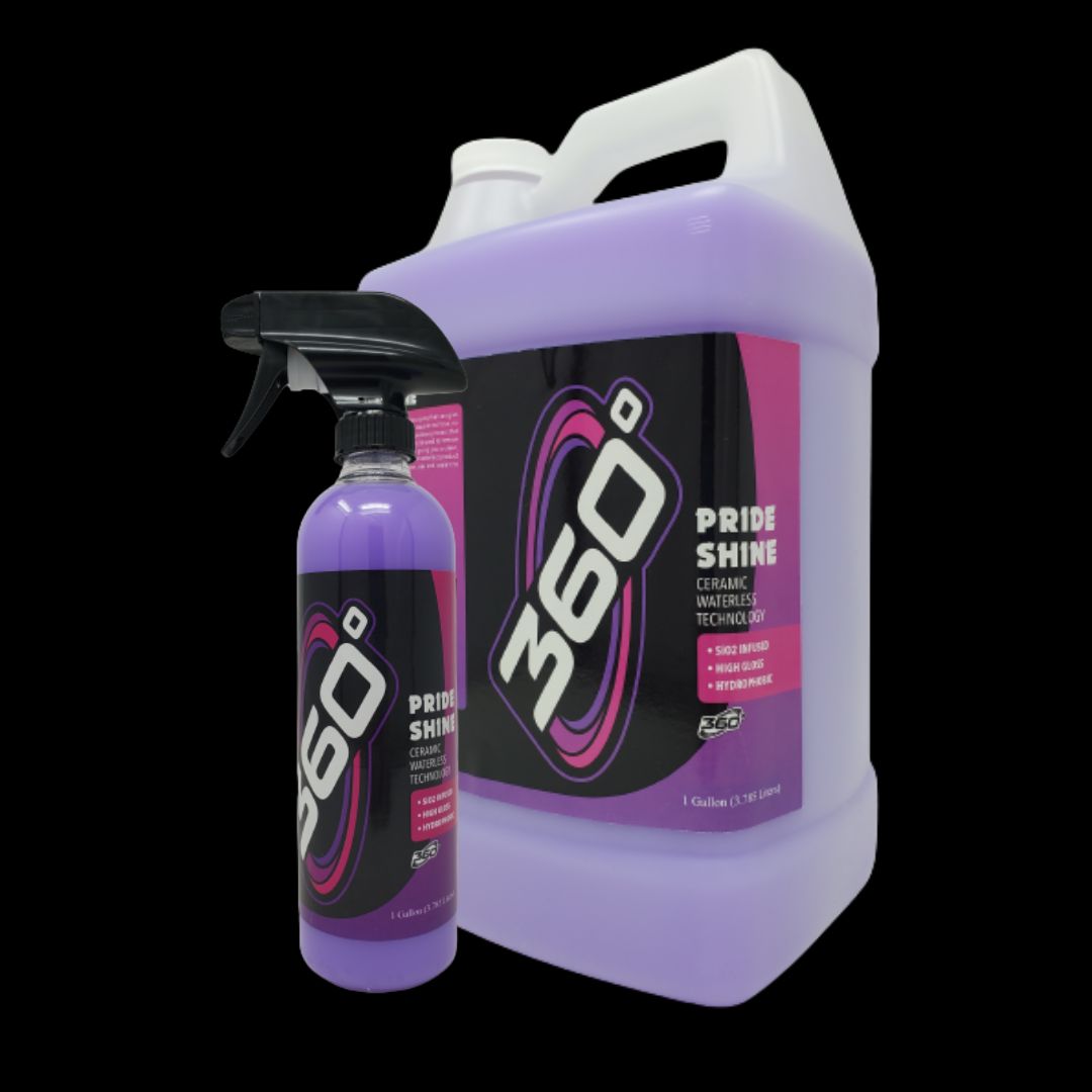 Sio2 Infused 360 Pride Shine - Ceramic SiO2 Infused Waterless Wash Spray – 360 PRODUCTS