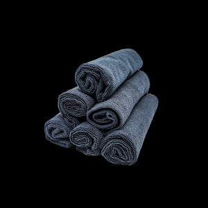 Black Trimless Microfiber Towels