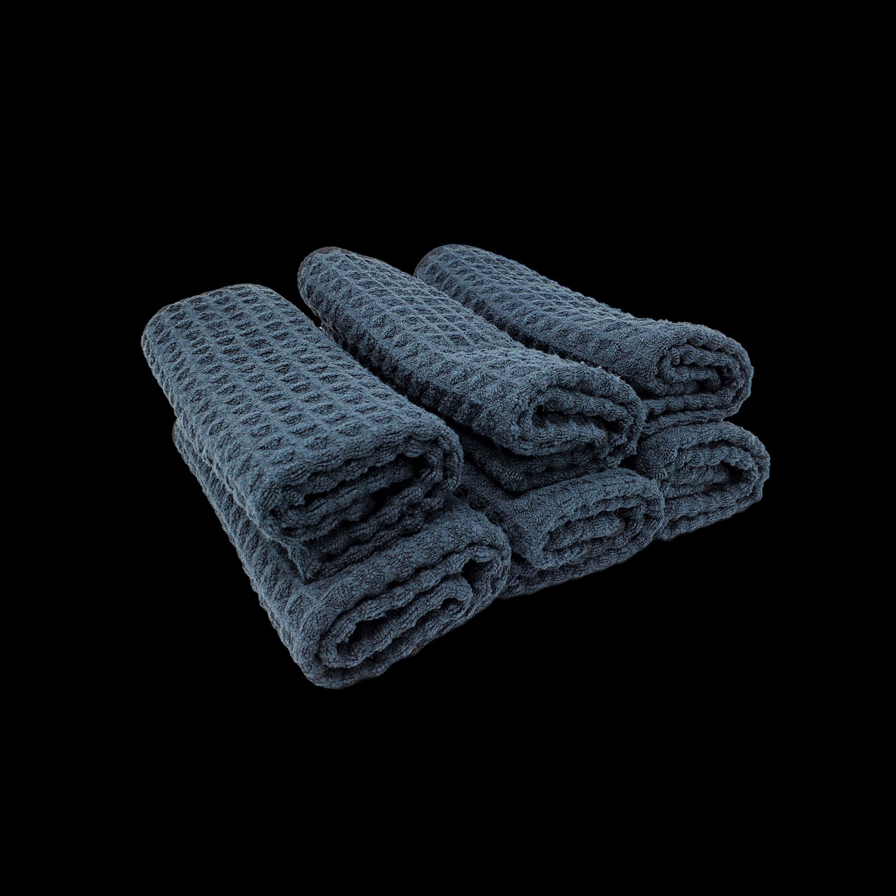 Black Waffle Window Towels – 360 PRODUCTS